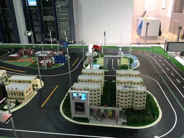 南京自动驾驶及智能交通演示沙盘